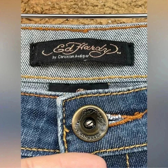 ED HARDY "LOVE KILLS SLOWLY" JEANS 32 - Picture 3 of 9